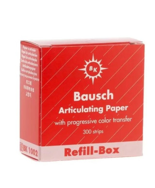 Bausch Artikulačný papier I-200mikron červený